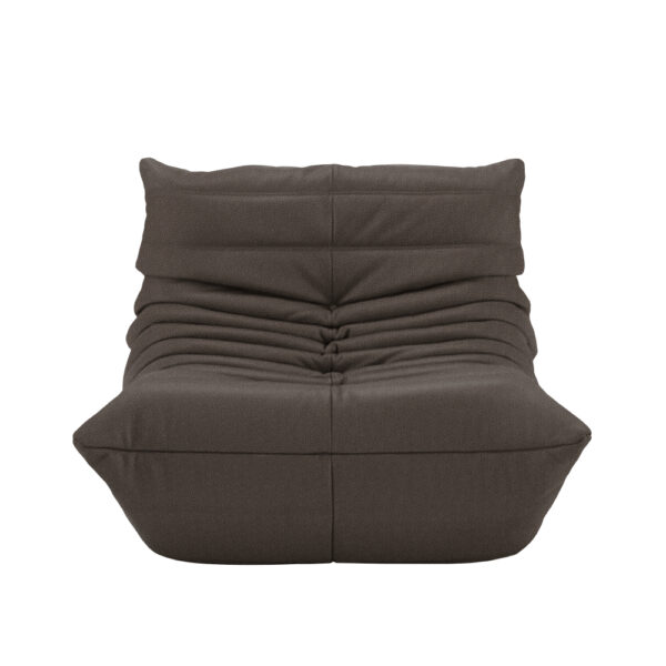 Togo Fireside Chair, Fabric Cat. S, Alcantara Brown 4512