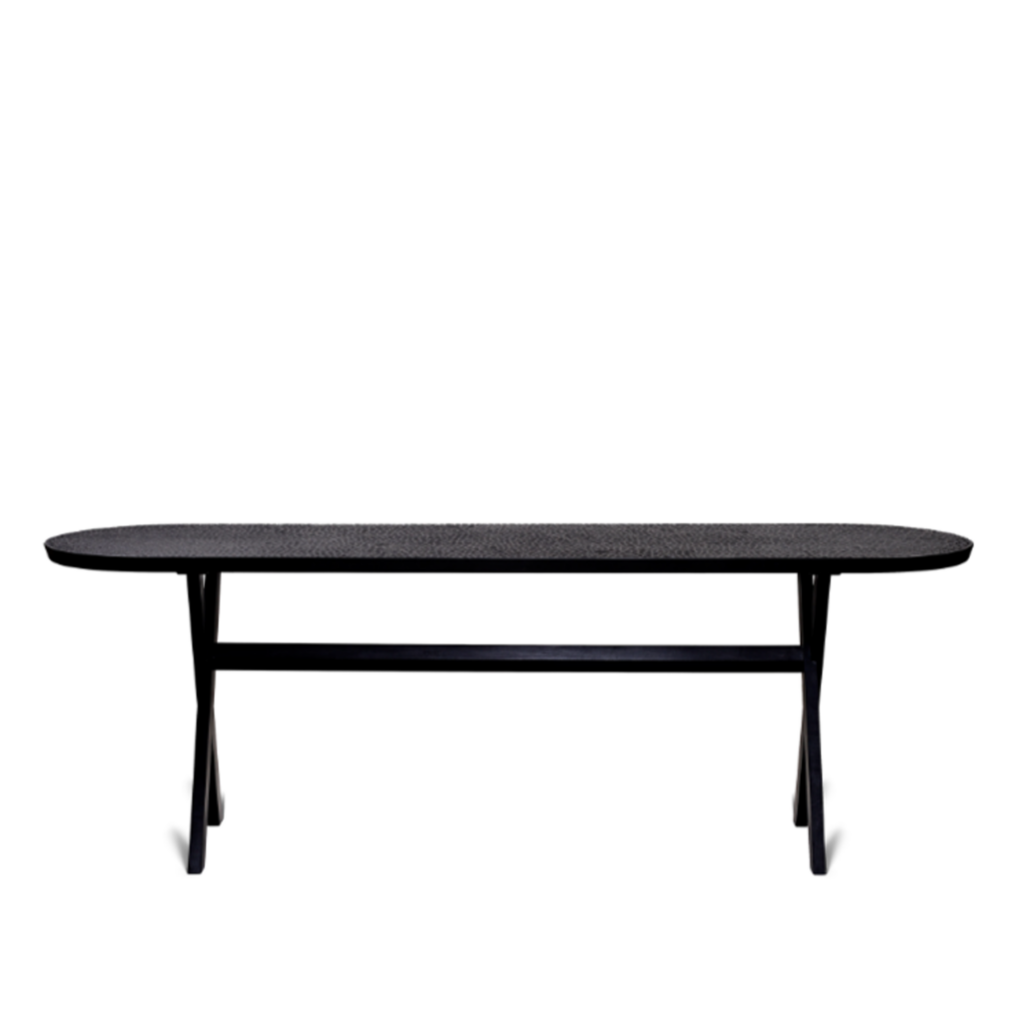 Touch Table 280 cm Svartbetsad lönn