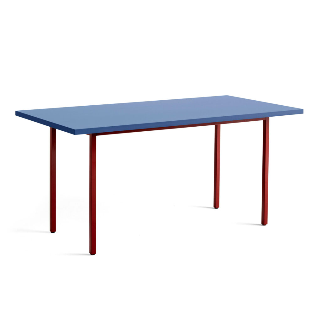 Two-Colour Table 160 Blue / Maroon Red