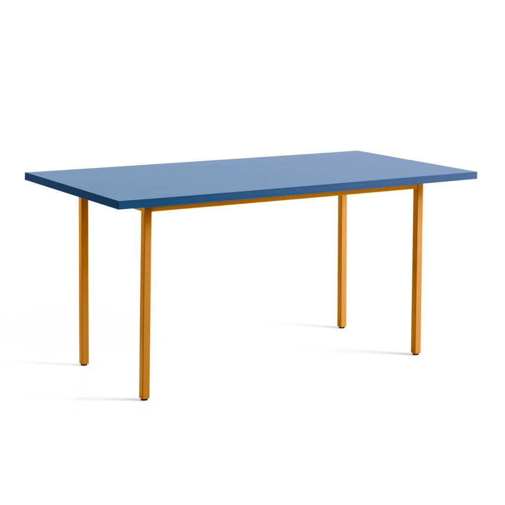 Two-Colour Table 160 Blue / Ochre