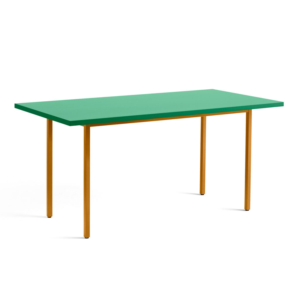 Two-Colour Table 160 Green Mint / Ochre