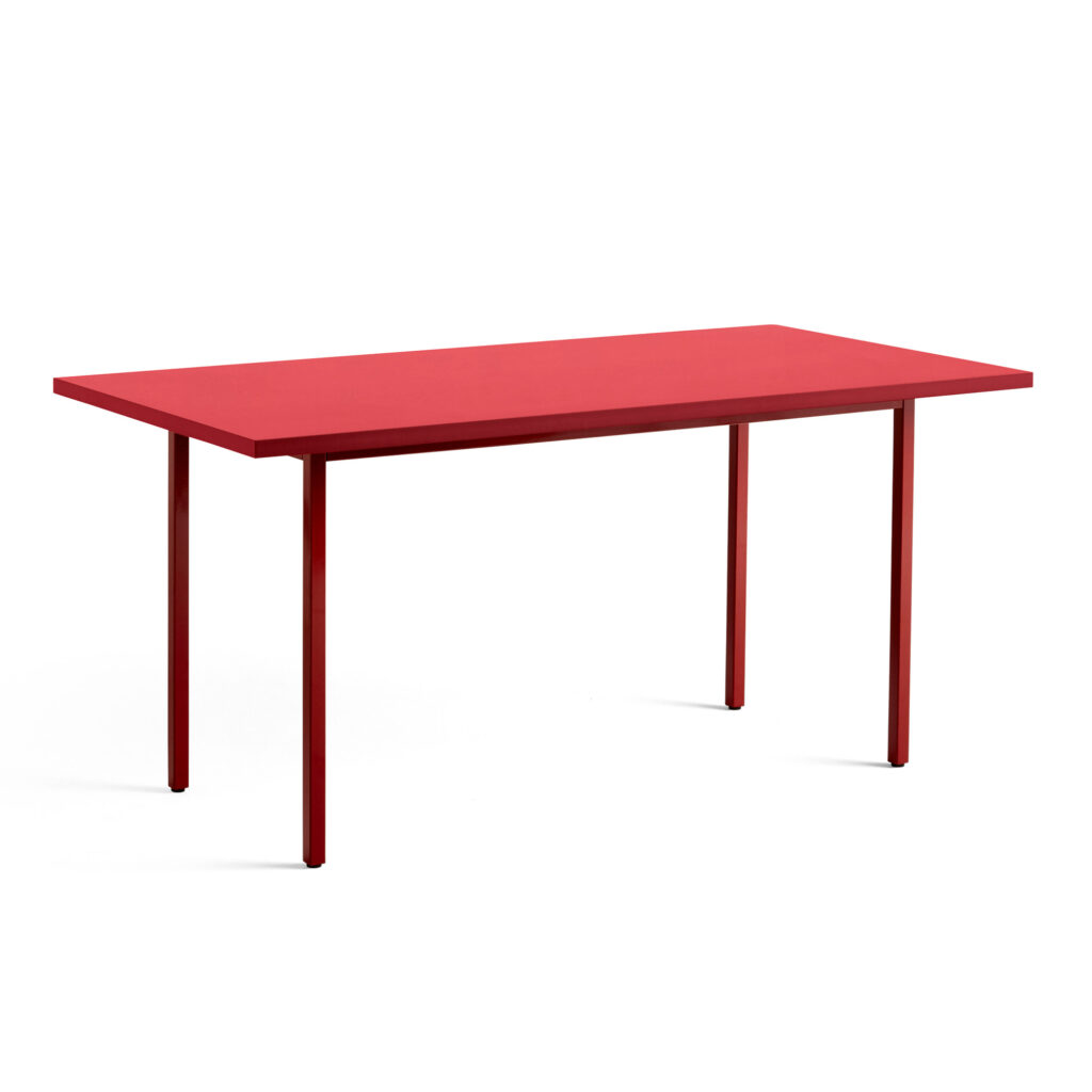 Two-Colour Table 160 Red / Maroon Red