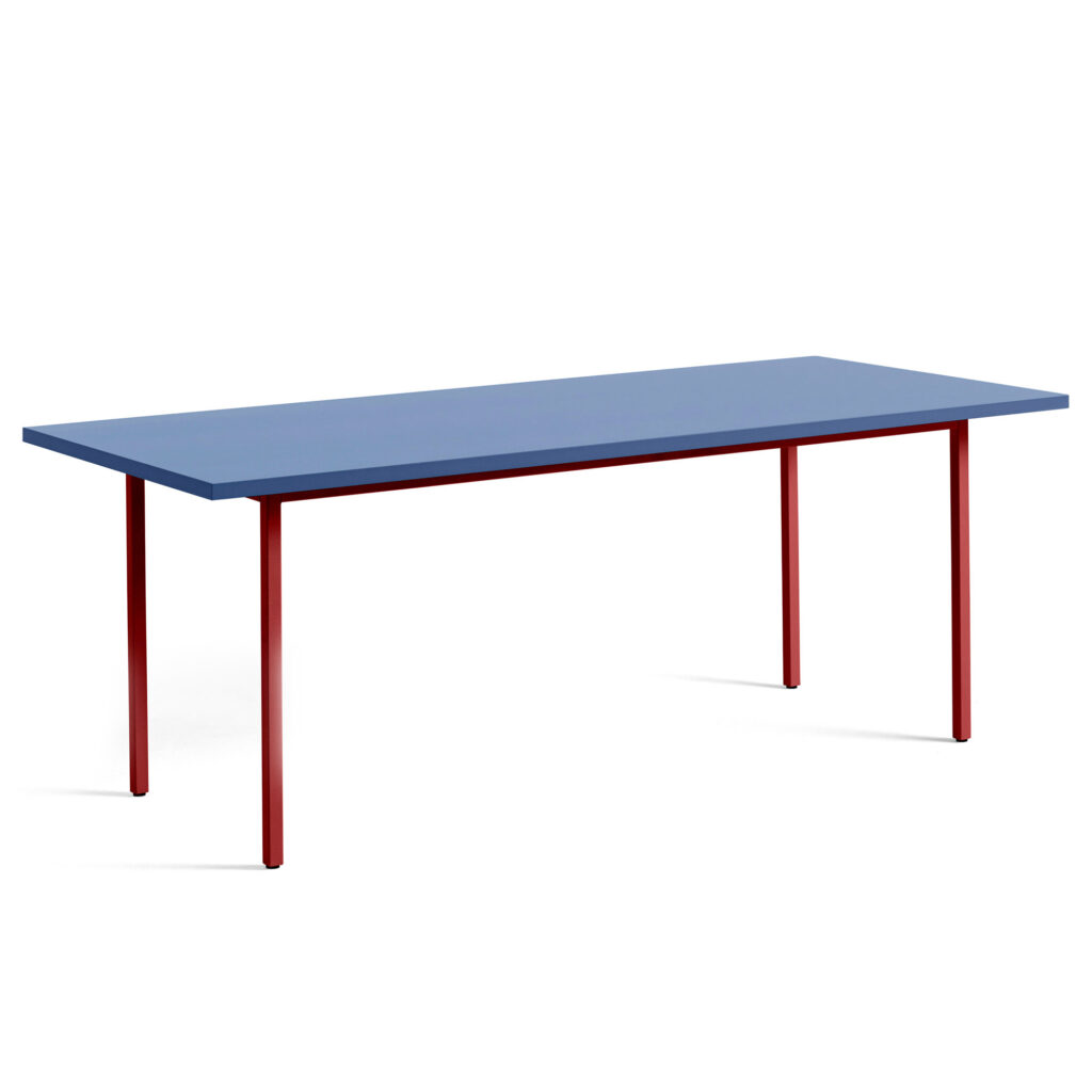 Two-Colour Table 200 Blue / Maroon Red