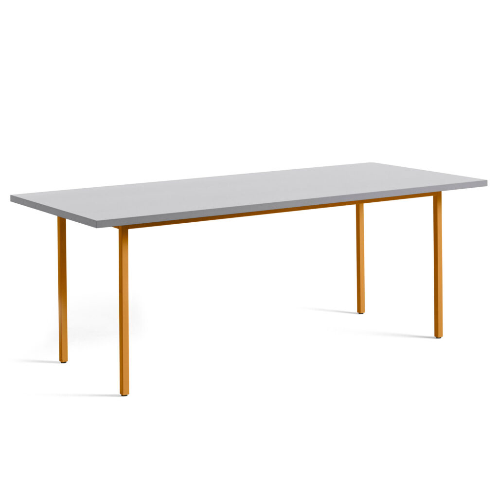 Two-Colour Table 200 Light Grey / Ochre