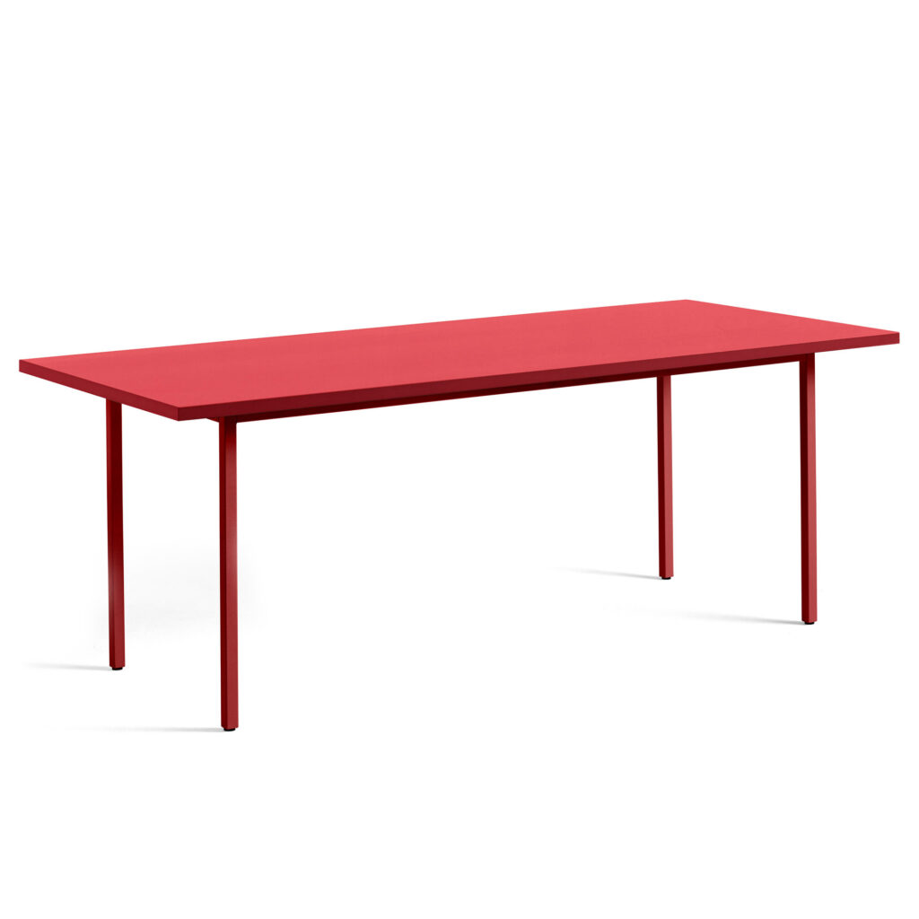 Two-Colour Table 200 Red / Marron Red