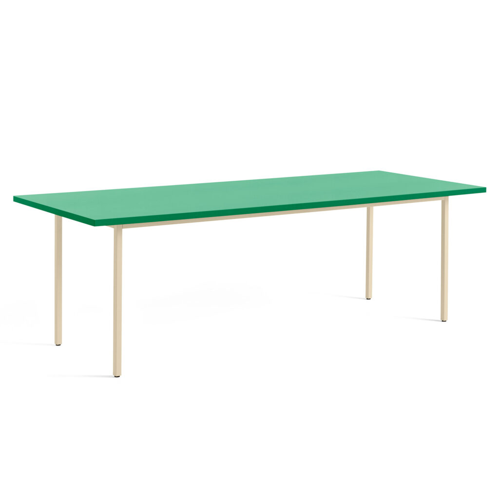 Two-Colour Table 240 Green Mint / Ivory