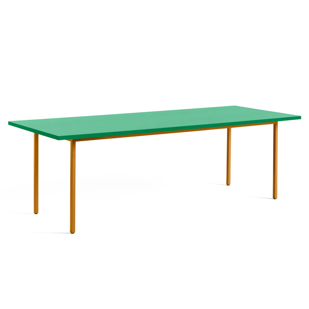 Two-Colour Table 240 Green Mint / Ochre