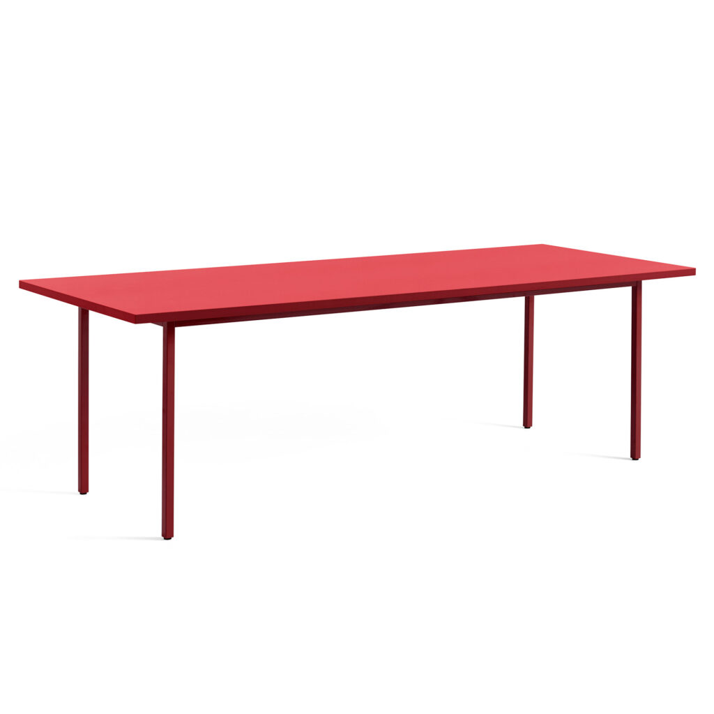 Two-Colour Table 240 Red / Marron Red