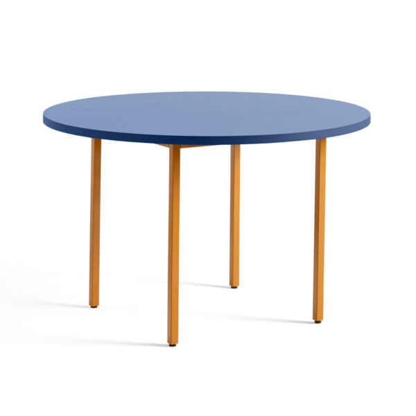 Two-Colour Table Round 120 Blue / Ochre