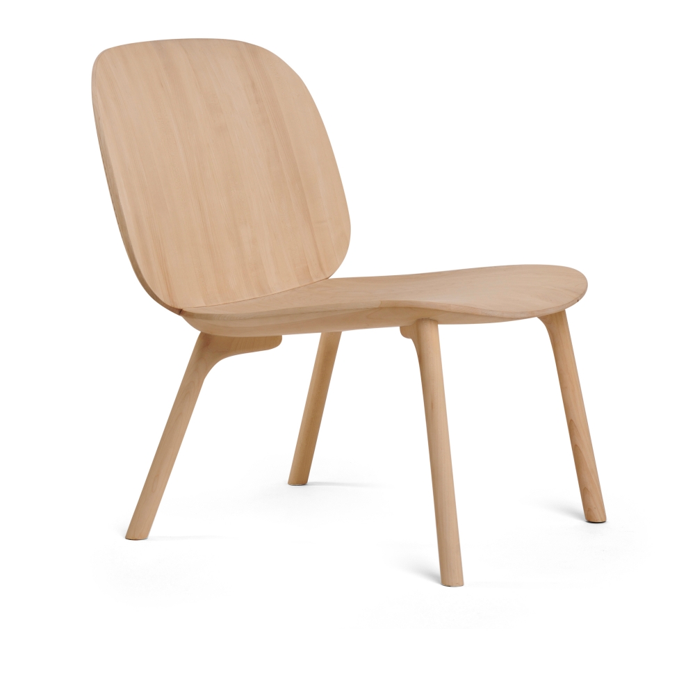 Unna Lounge Chair, Svartbetsad lönn