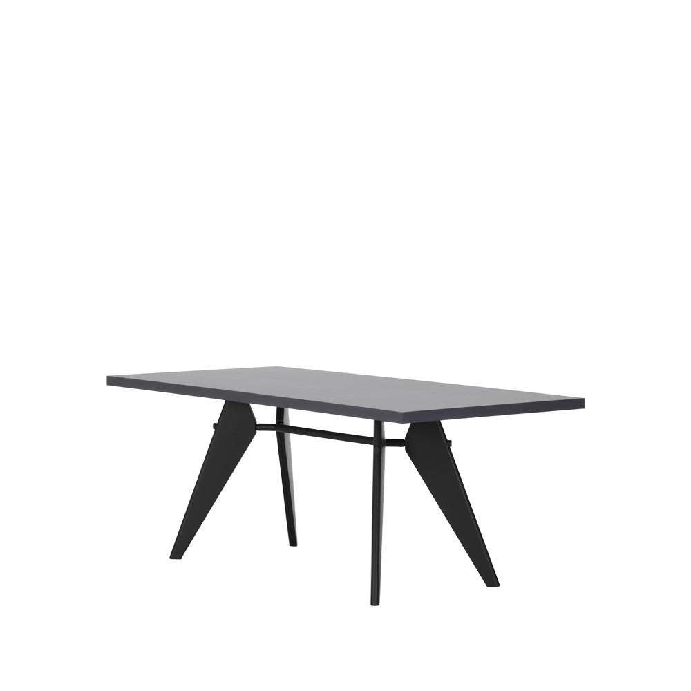 Vitra EM HPL table matbord Asphalt-Deep black 200x90 cm