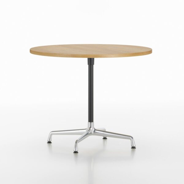 Vitra Eames Contract Tables bord Ø80 cm 17 light oak veneer-deep black