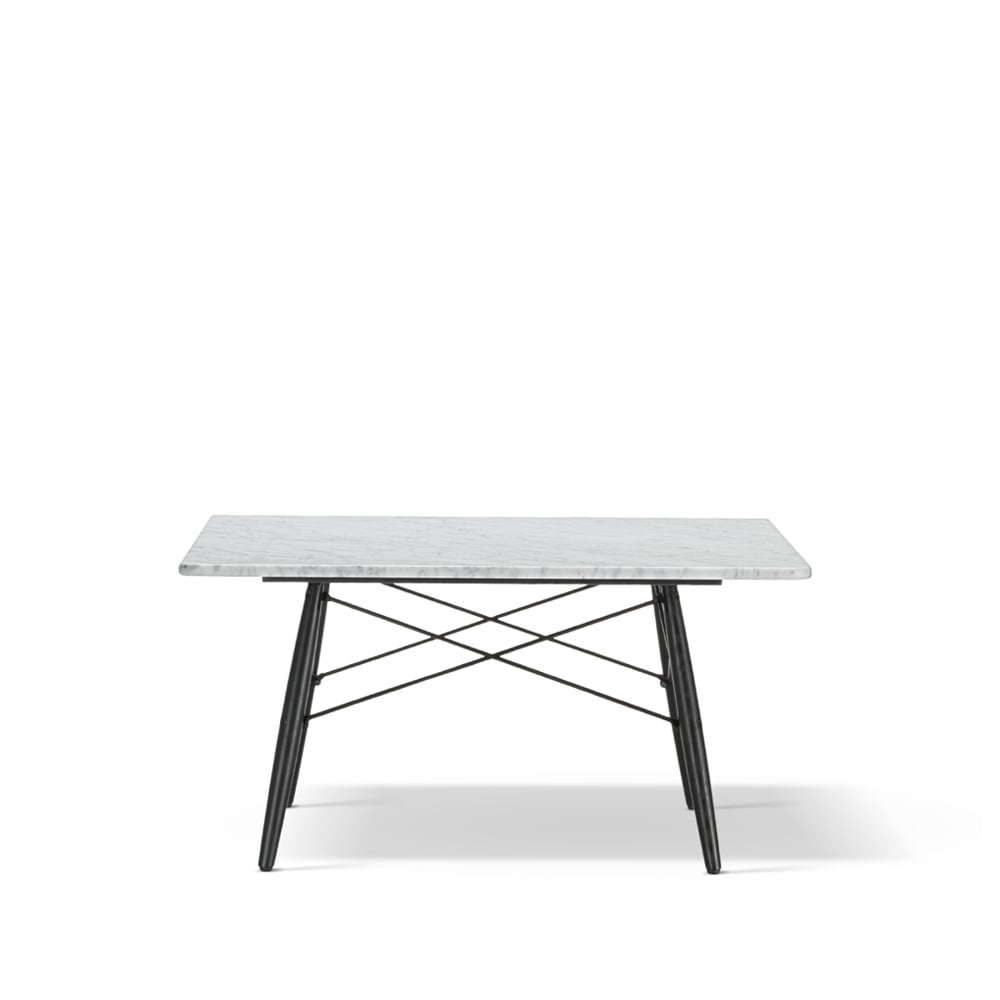 Vitra Eames coffee table soffbord svartbetsade askben Marble white