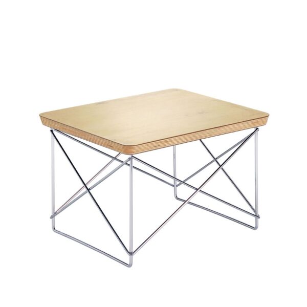 Vitra LTR occasional table bord Bladguld-Kromstativ