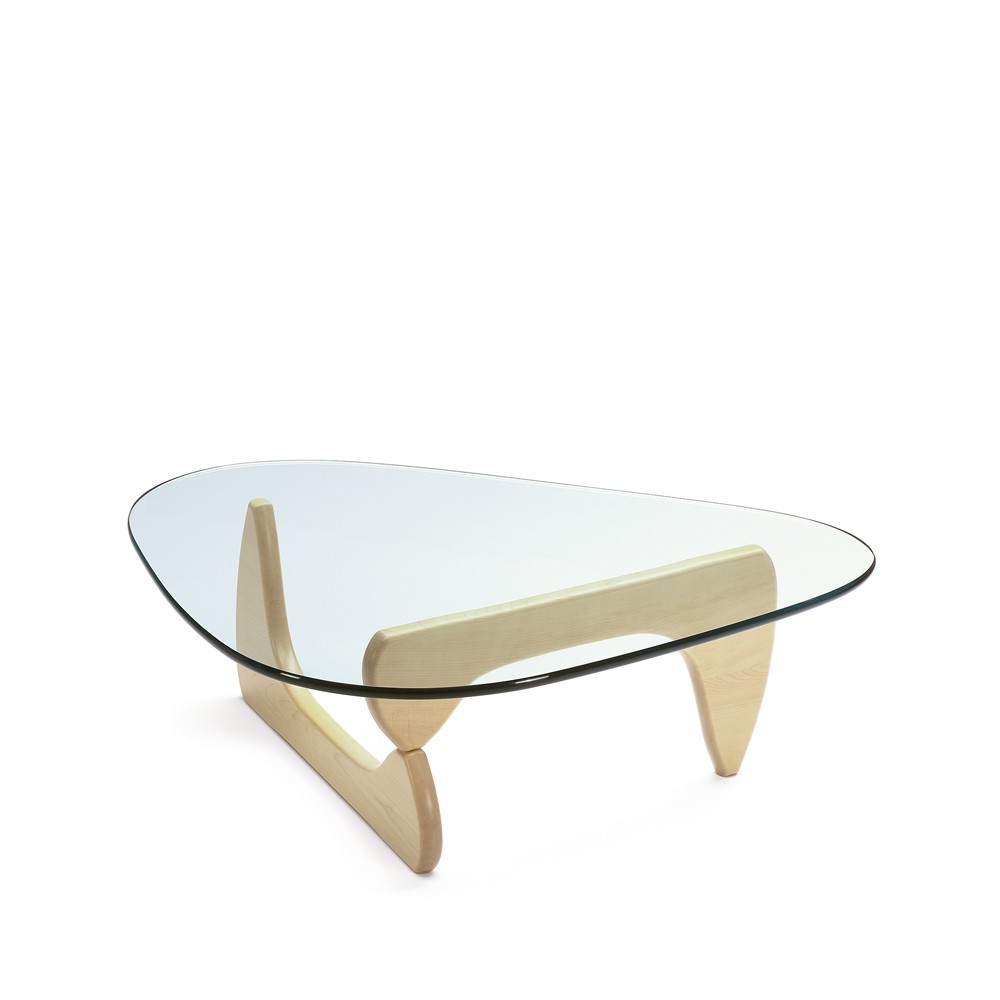 Vitra Noguchi coffee table soffbord glasskiva Lönn