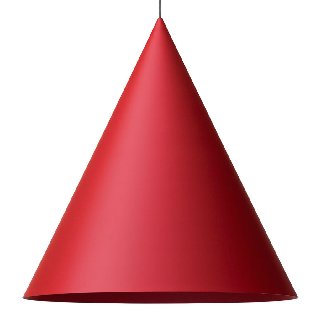 W151 S2 Extra Large Pendant Carmine Red
