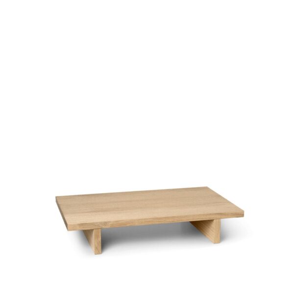 ferm LIVING Kona Sidobord oak natural veneer, low table